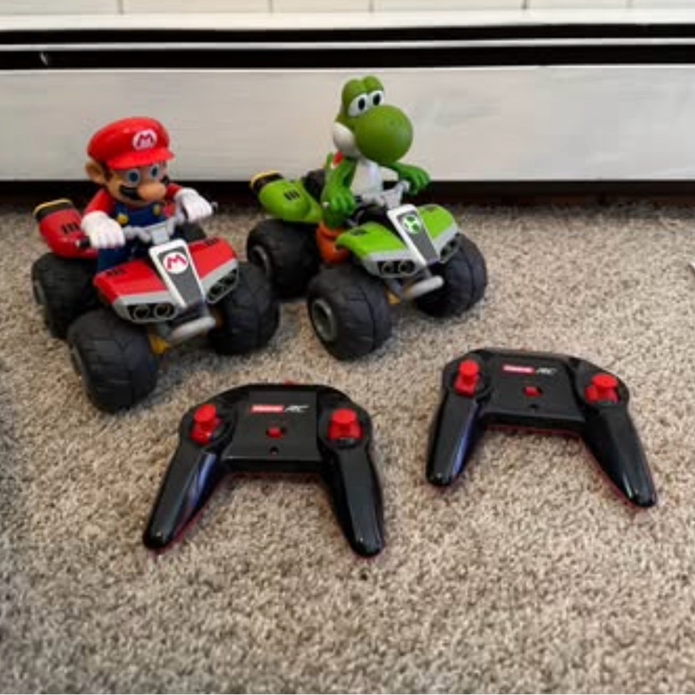 Mario and Yoshi Racing Adventure Remote Control Cars